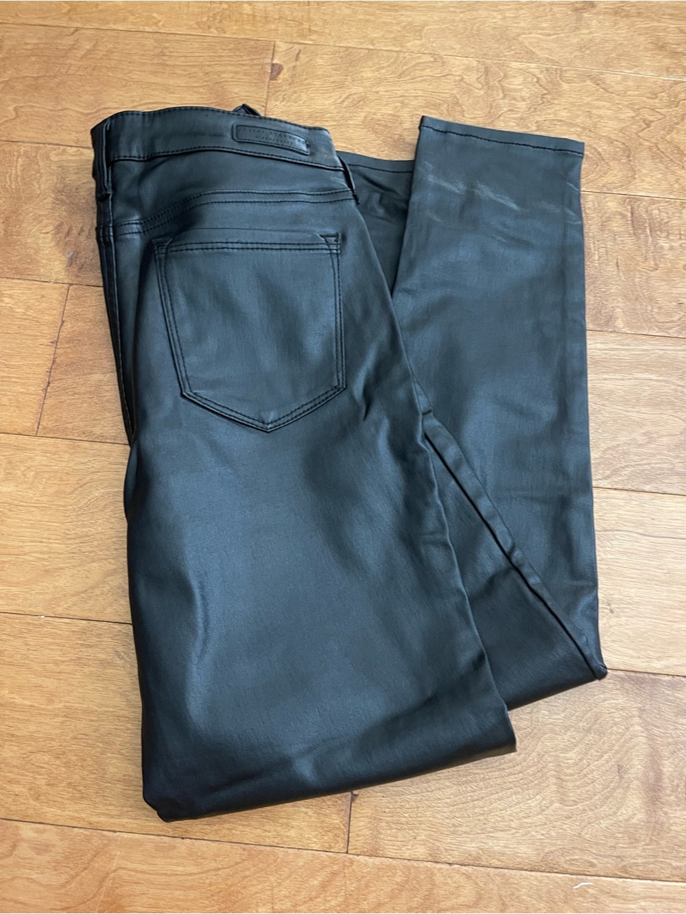 Faux Leather Jeans - Sleek Slim Fit